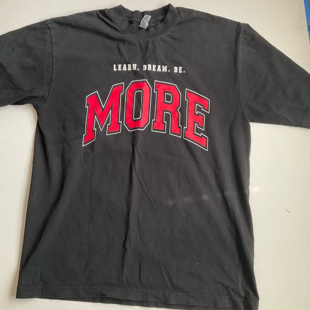 Alphalete Black and Red Graphic Tee